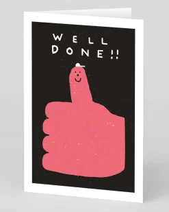 Personalised Well Done Thumbs Up Greeting Card | Ohh Deer