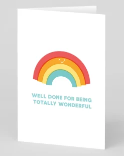 Personalised Well Done Wonderful Greeting Card