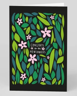 Personalised Wildflowers Newlyweds Greeting Card | Ohh Deer