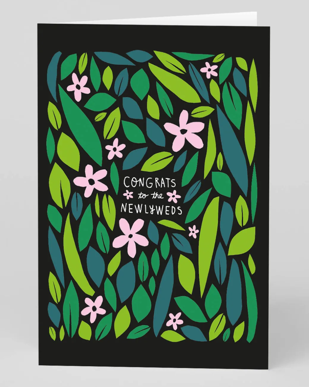 Personalised Wildflowers Newlyweds Greeting Card | Ohh Deer