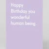 Personalised Wonderful Human Being Birthday Card | Ohh Deer