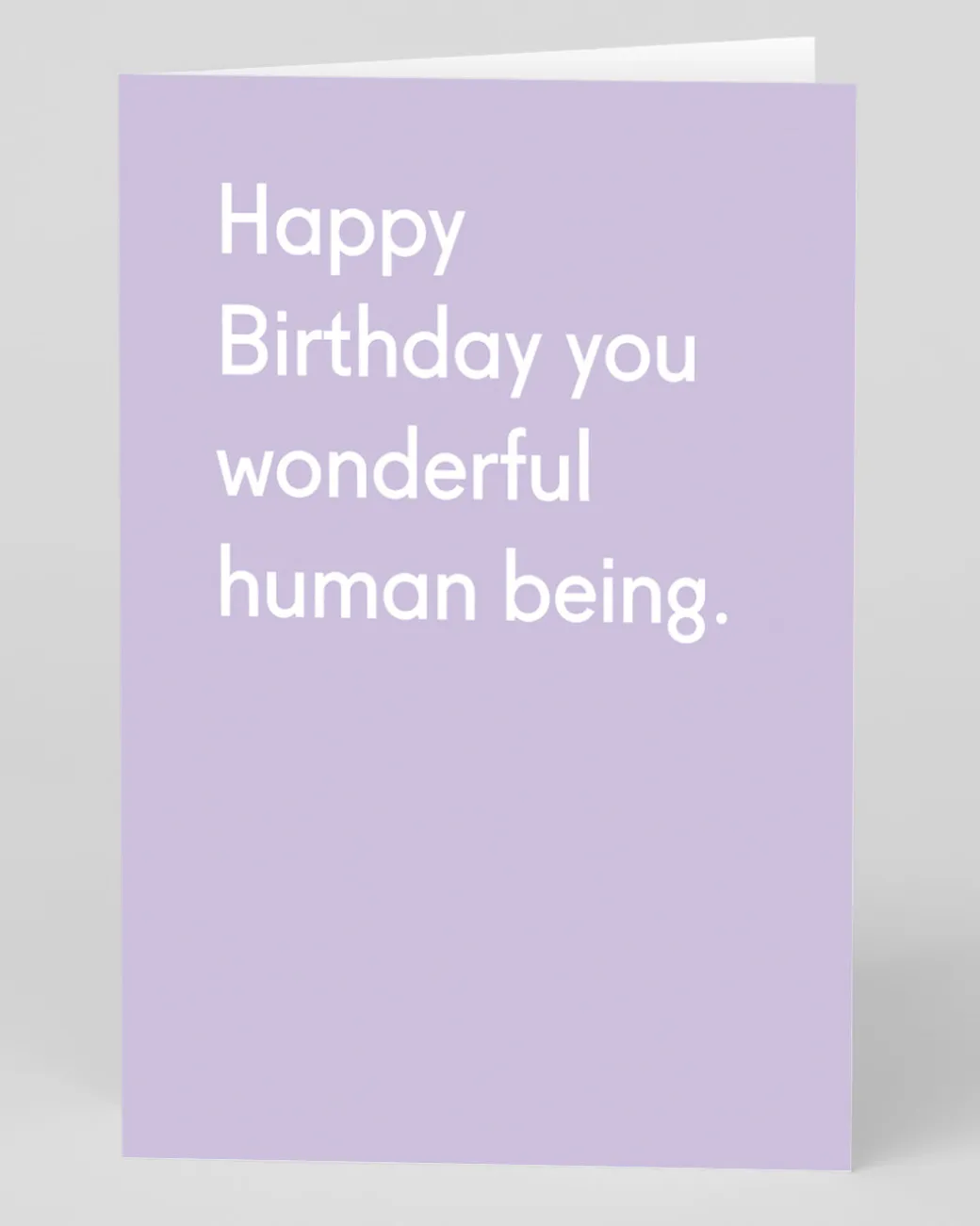 Personalised Wonderful Human Being Birthday Card | Ohh Deer
