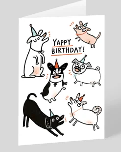 Personalised Yappy Birthday Greeting Card | Ohh Deer