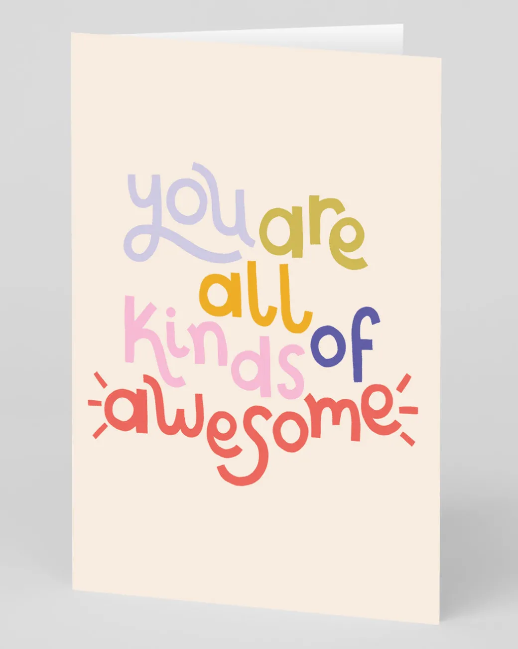 Personalised You Are All Kinds Of Awesome Greeting Card | Ohh Deer