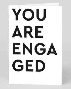 Personalised You Are Engaged Greeting Card | Ohh Deer