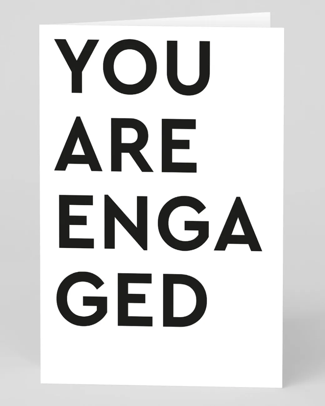 Personalised You Are Engaged Greeting Card | Ohh Deer