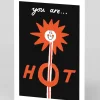 Personalised You Are Hot Greeting Card | Ohh Deer