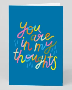 Personalised You Are In My Thoughts Greeting Card | Ohh Deer