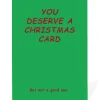 Personalised You Deserve a Christmas Card | Ohh Deer