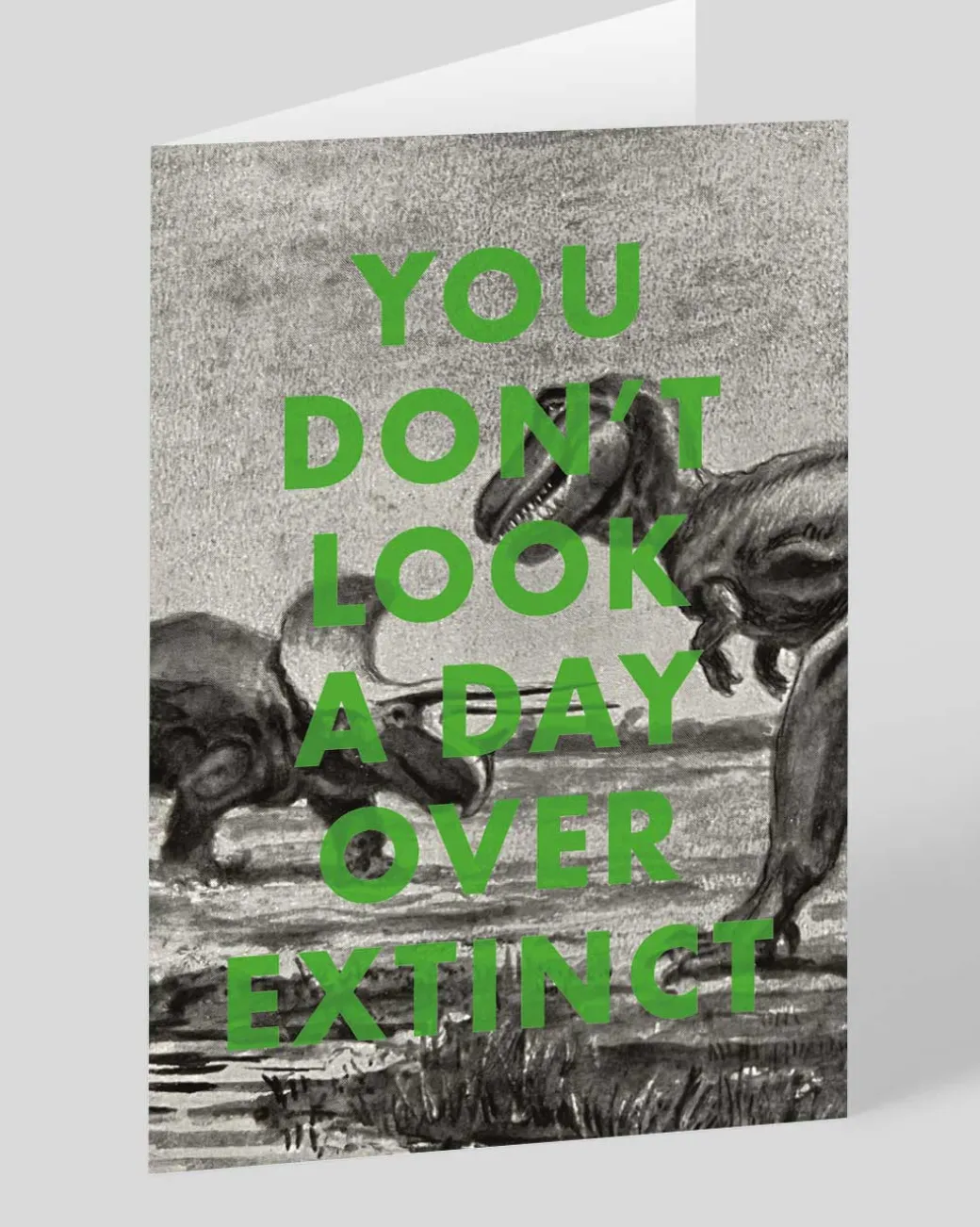Personalised You Don't Look a Day Over Extinct Birthday Card | Ohh Deer