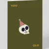 Personalised You Old Skull Birthday Card | Ohh Deer