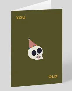 Personalised You Old Skull Birthday Card | Ohh Deer