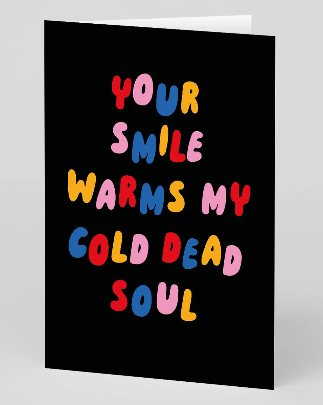 Personalised Your Smile My Dead Soul Greeting Card | Ohh Deer