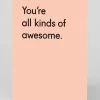 Personalised You're All Kinds of Awesome Greeting Card | Ohh Deer