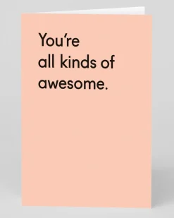 Personalised You're All Kinds of Awesome Greeting Card | Ohh Deer