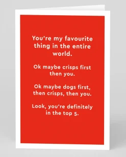 Personalised You're My Favourite Thing Greeting Card | Ohh Deer