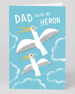 Personalised You're My Heron Father's Day Card | Ohh Deer