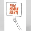 Personalsied New Human Alert Greeting Card | Ohh Deer
