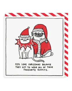 Pets Love Christmas Greeting Card | Ohh Deer