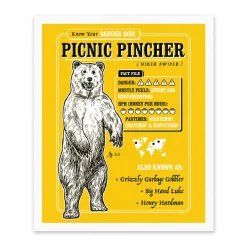 Picnic Pincher Riso Print (12x10)
