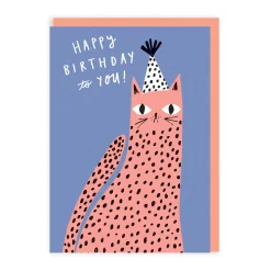 Pink Leopard Birthday Card | Ohh Deer