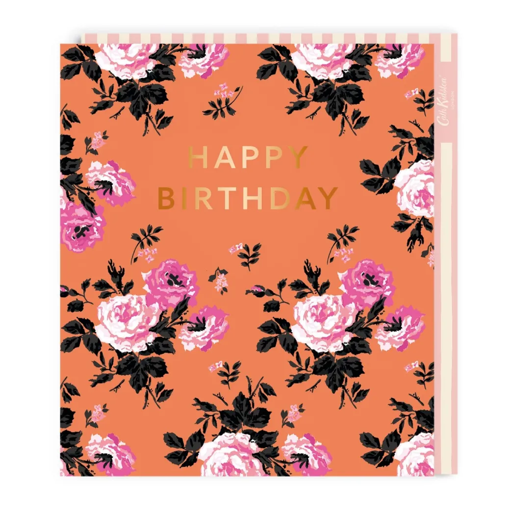 Pink Rose Large Birthday Card | Ohh Deer