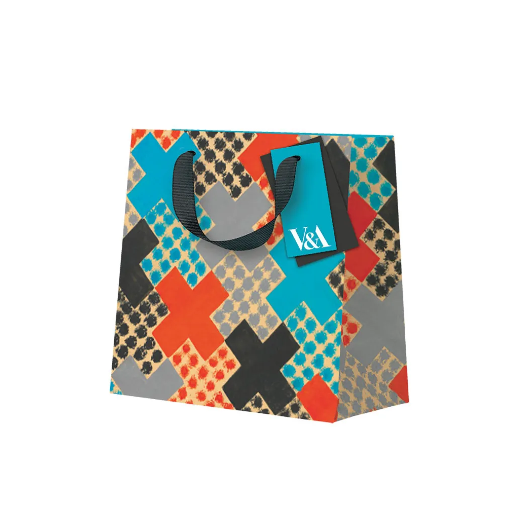 Playful Geometrics Deco Mint Small Gift Bag