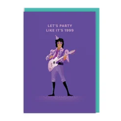 Prince Let's Party Greeting Card