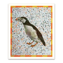 Puffin Riso Print (12x10)