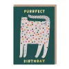 Purr-fectly Spotty Cat Happy Birthday Card | Ohh Deer
