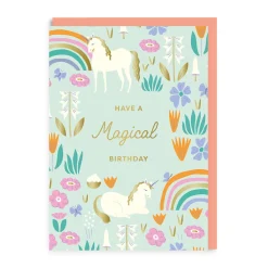 Rainbows and Unicorns Birthday Card | Elizabeth Olwen | Ohh Deer