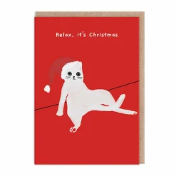 Relax It's Christmas Card | Ohh Deer