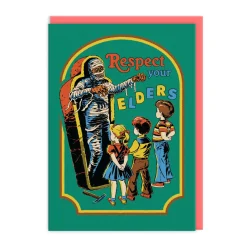 Respect Your Elders Greeting Card 𓀟 - Steven Rhodes | Ohh Deer