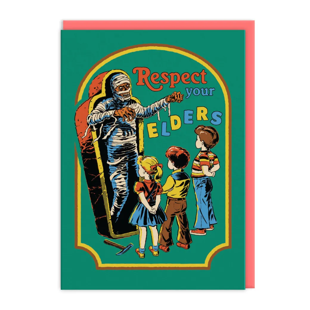 Respect Your Elders Greeting Card 𓀟 - Steven Rhodes | Ohh Deer