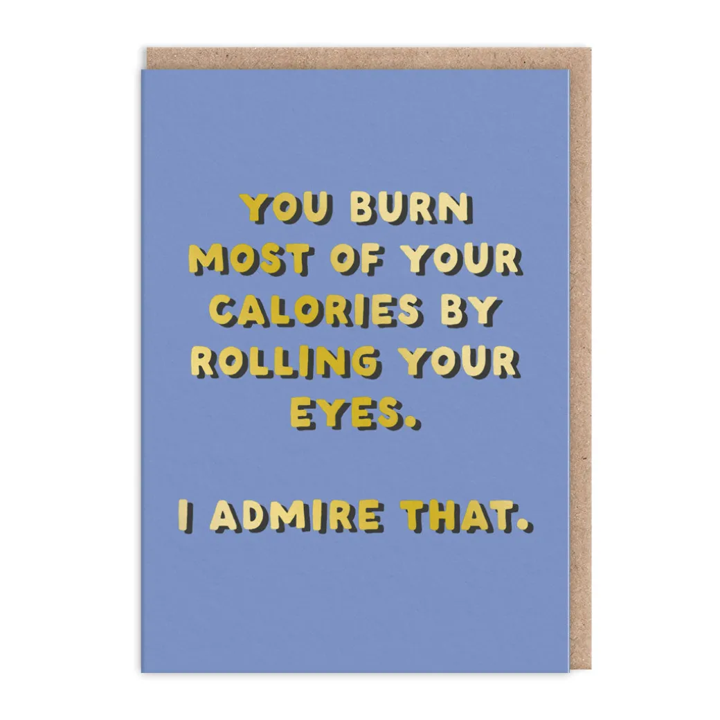 Rolling Your Eyes Greeting Card