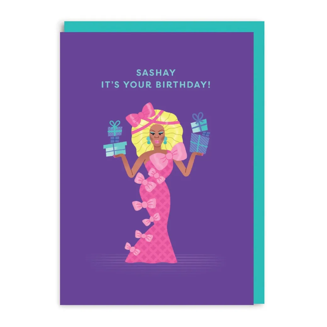 Ru Paul Sashay Birthday Card | Ohh Deer