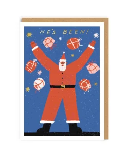 Santa He's Been! Christmas Card | Ohh Deer