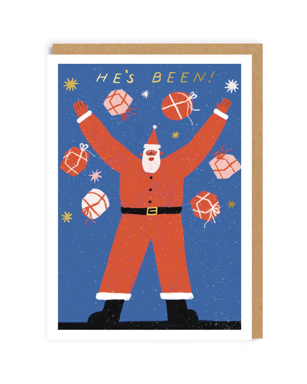 Santa He's Been! Christmas Card | Ohh Deer