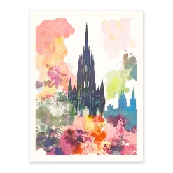 Scott Monument Riso Print (8x6)
