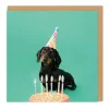 Scout Party Hat Square Birthday Greeting Card