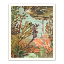 Seahorse Riso Print (12x10)