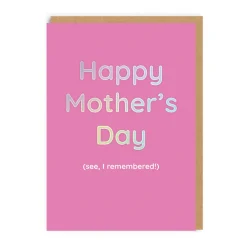 See I Remembered Mother's Day Card | Ohh Deer