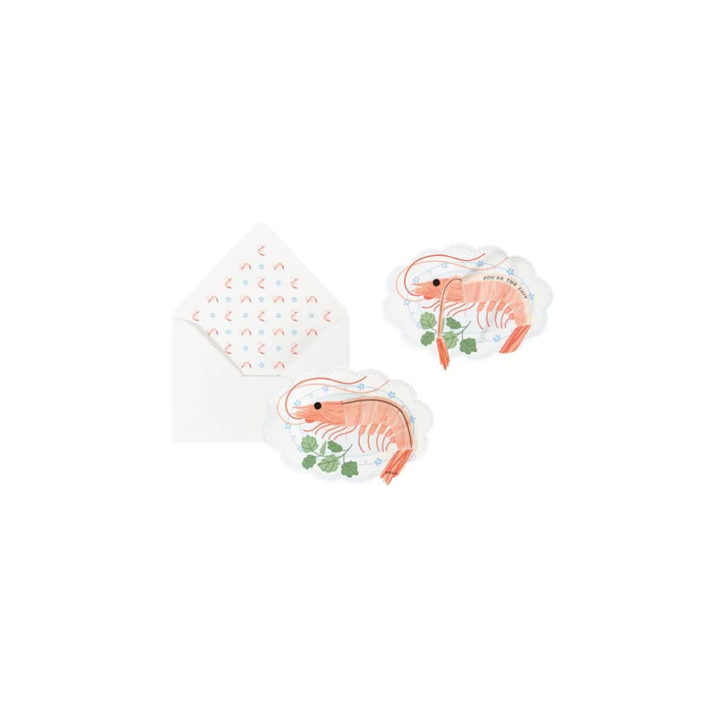 Shrimp 3D Pop Up Greeting Card | Ohh Deer
