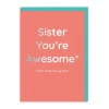 Sister You're Awesome Greeting Card | Ohh Deer