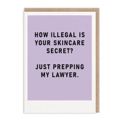 Skincare Secret Greeting Card