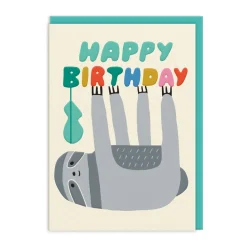 Sloth Happy Birthday Card 🦥 | Ohh Deer