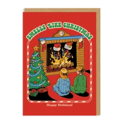 Smells Like Santa Christmas Card