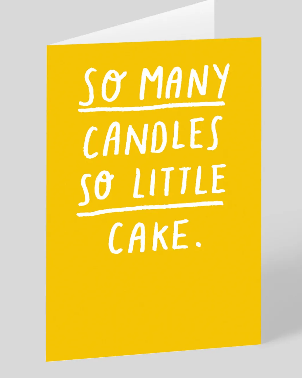 So Many Candles So Little Cake Birthday Card | Ohh Deer