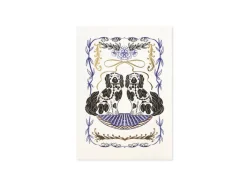 Staffordshire Dogs 3D Pop Up Greeting Card | Ohh Deer