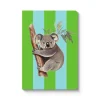Striped Koala A6 Perfect Bound Notebook